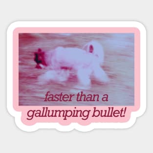 Gallumping Bullet Sticker
